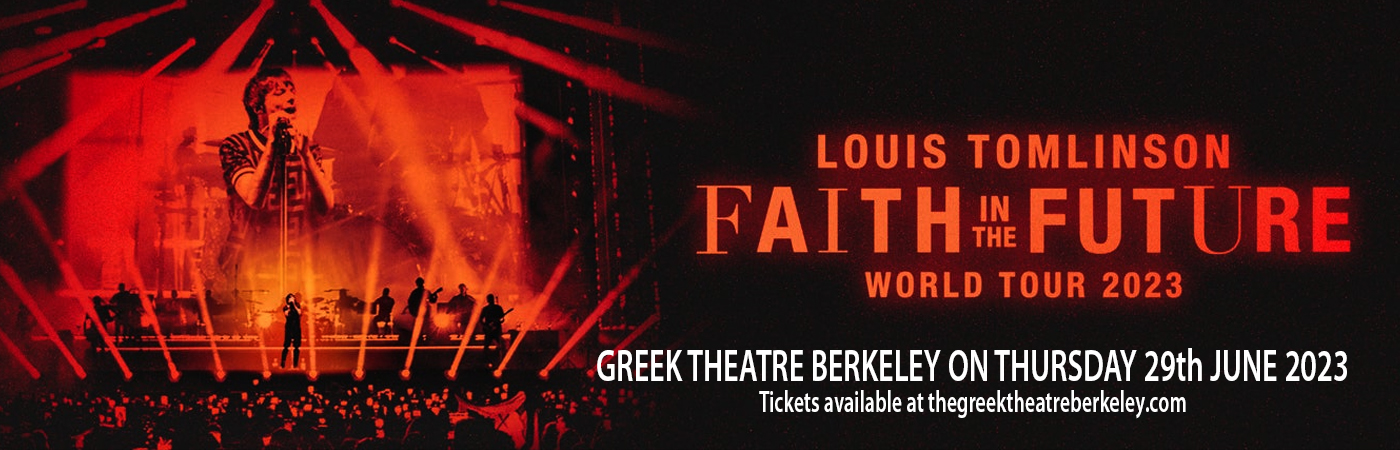 Louis Tomlinson Faith In The Future World Tour 2023 Berkeley CA