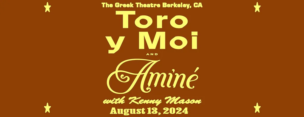 Toro Y Moi at Greek Theatre - U.C. Berkeley