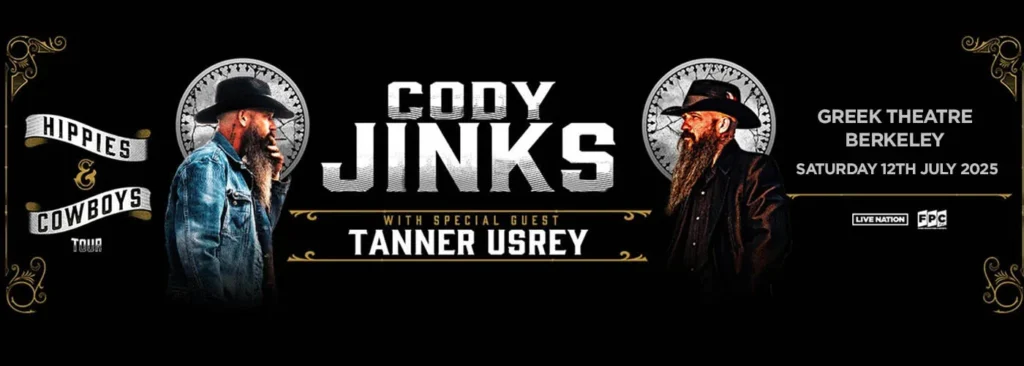 Cody Jinks at Greek Theatre - U.C. Berkeley