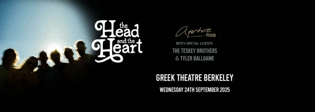 The Head and The Heart at Greek Theatre - U.C. Berkeley